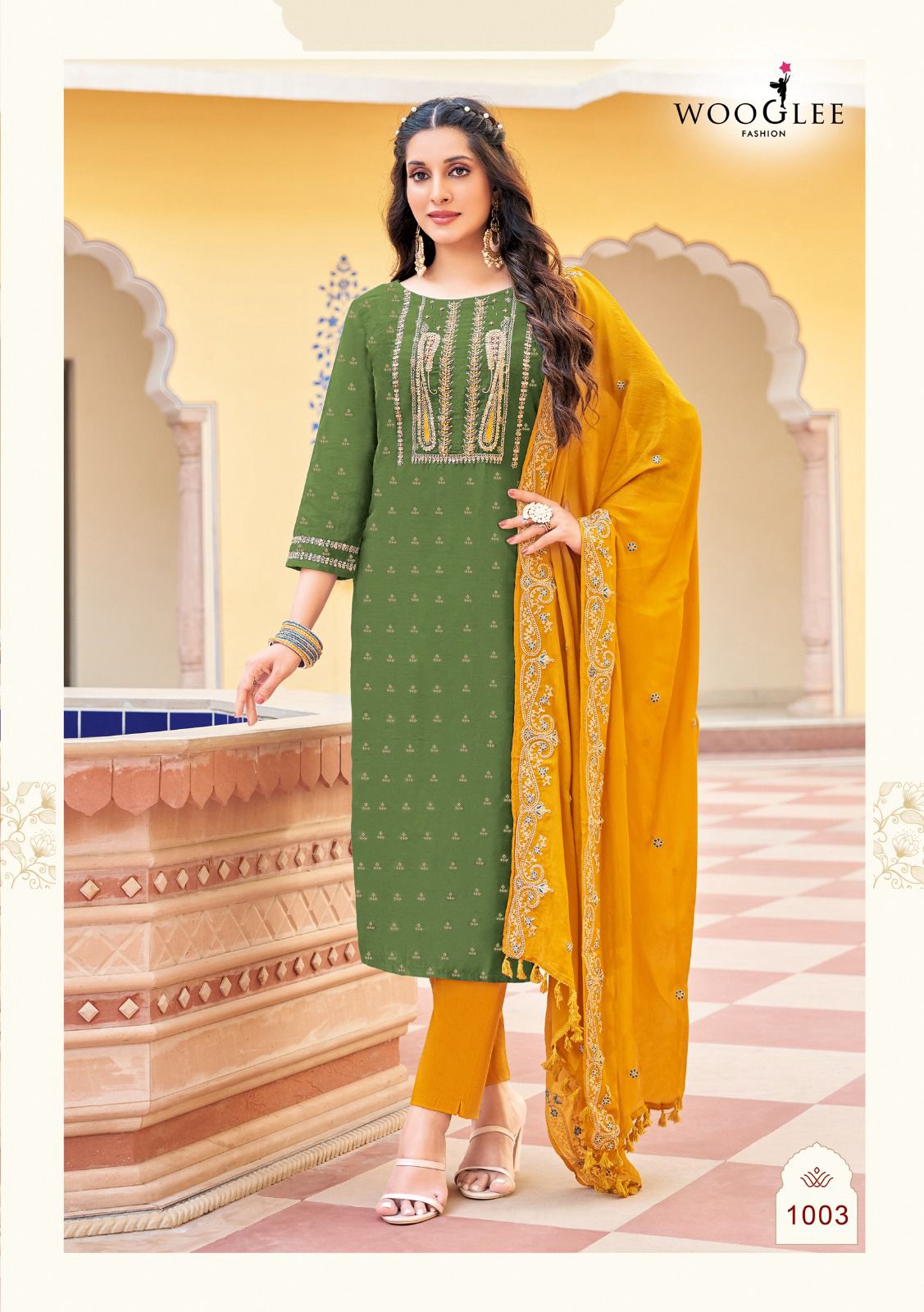 Mugdha By Wooglee Embroidery Viscose Designer Readymade Suits Wholesale Shop In Surat
